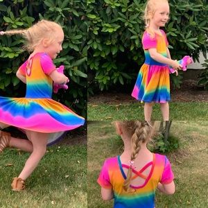 Pixie Lane Rainbow dress 👗 🌈